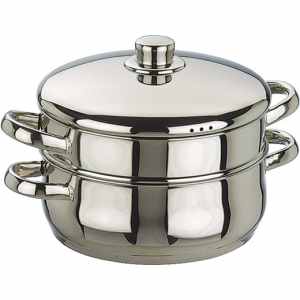 ENSEMBLE PANIER VAPEUR INOX  OSLO  24 CM