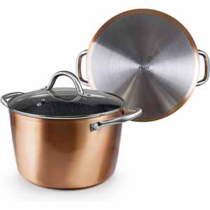 MARMITE AVEC COUVERCLE NATURA COPPER 24