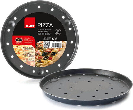 Ibili Moule à pizza Crispy BLU 28 cm