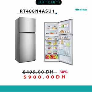 RT488N4ASU1 375L NF INOX HISENSE